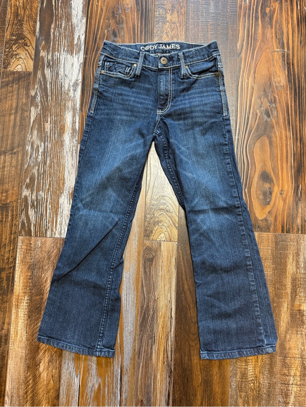 Cody James Boys' Dark Blue Denim Jeans - Picture 3 of 4
